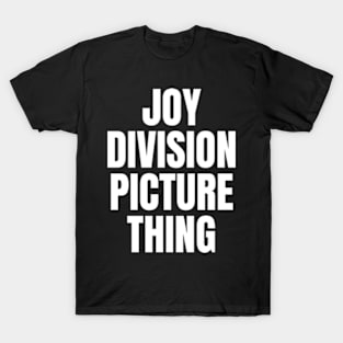 Joy Division Picture Thing T-Shirt